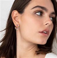 Orecchini Nomination Donna Colour Wave in Argento Zircone 149803/026 - 149803/026